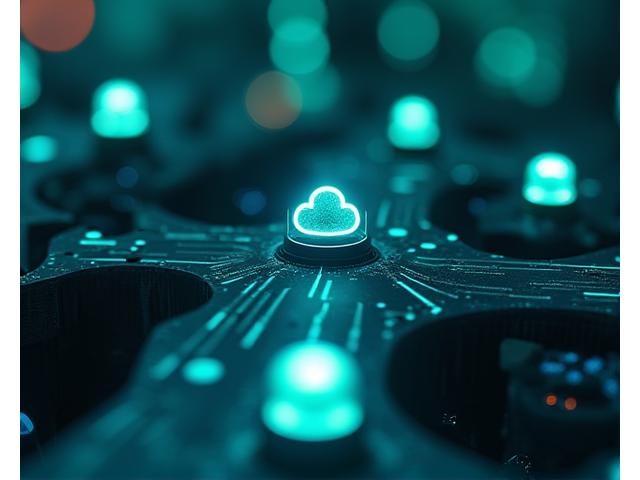 IoT sensors placed on industrial pipes, sending data to a cloud symbol